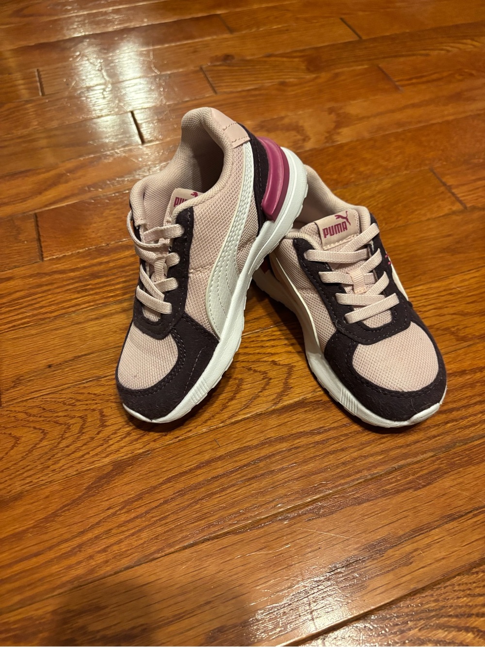 PUMA Toddler Girls Sneakers Size 9C Pink Purple Athletic Shoes New NWOB